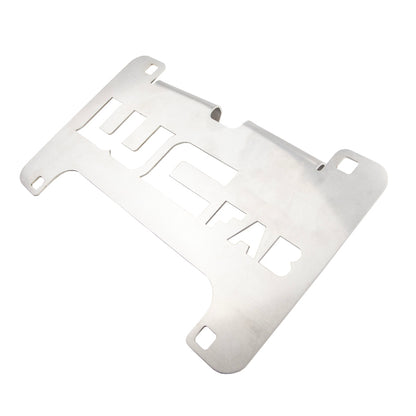 Wehrli 15-19 Chevy HD Lower Valance Filler Panel License Plate Mount Bracket