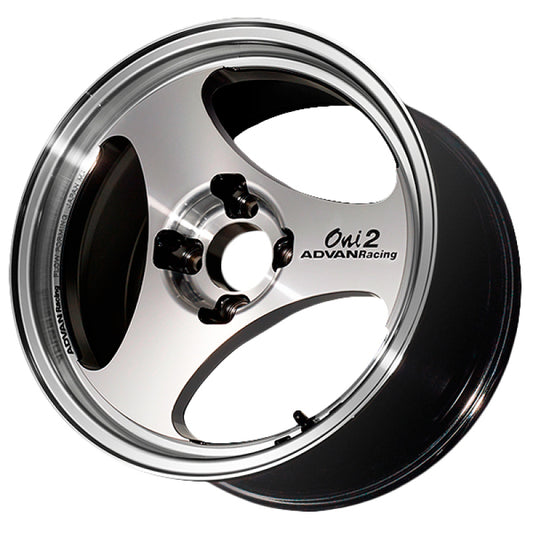 Advan ONI2 15x8.0 +30 4-100 Machining & Diamond Cut Wheel