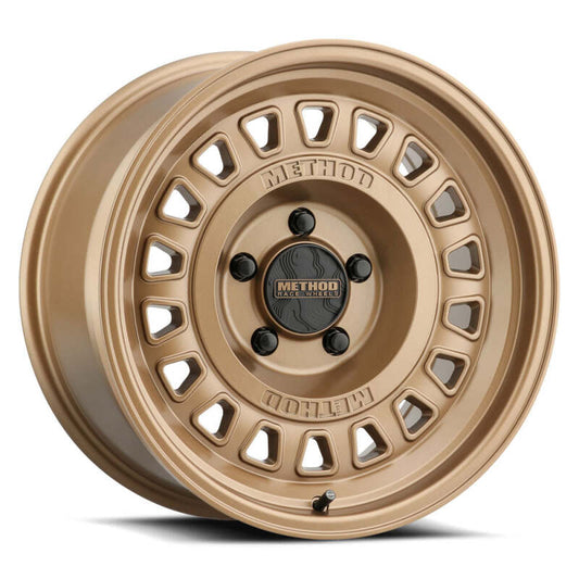 Method MR320 17x8.5 0mm Offset 6x5.50 BP 106.25mm CB 4.72in BS Method Bronze Wheel