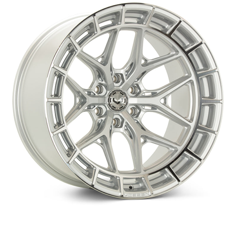 Vossen HFX-1 22x10 / 6x139.7 BP / ET-18 / 106.1 CB / Super Deep - Silver Polished Wheel