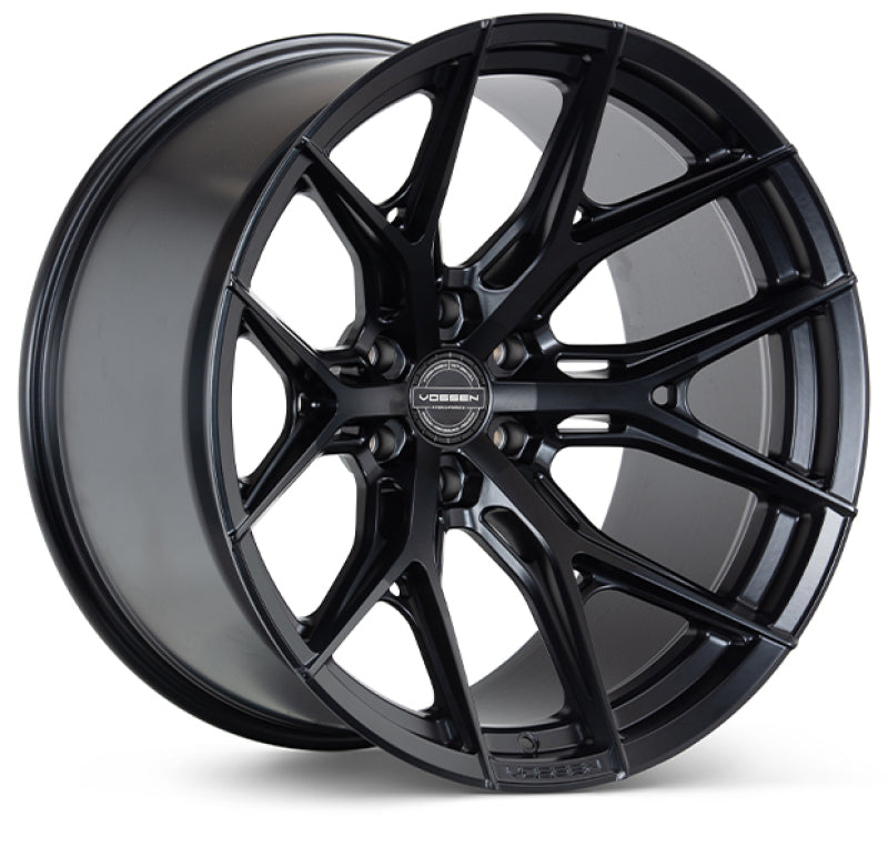 Vossen HF6-4 22x12 / 6x139.7 / ET-44 / Ultra Deep Face / 106.1 - Satin Black