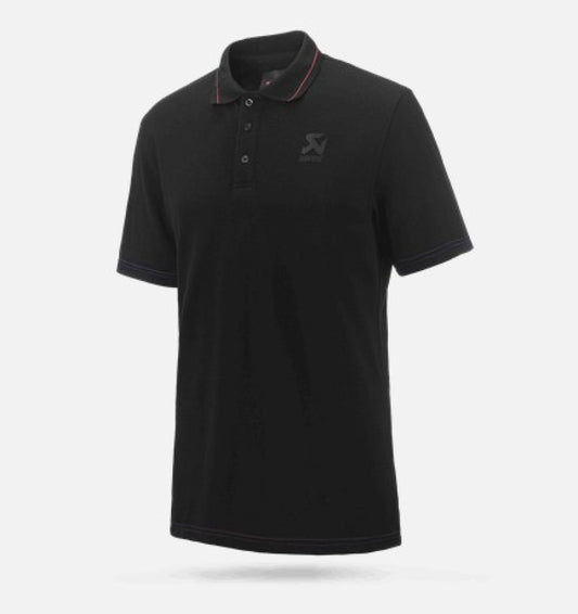 Akrapovic Corpo Polo Black Mens - M