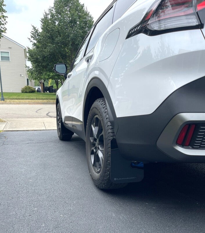 Rally Armor 23-24 Kia Sportage Black UR Mud Flap w/ Dark Grey Logo