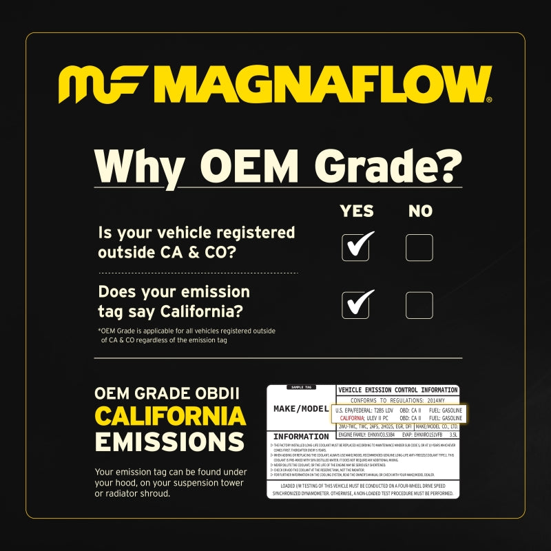MagnaFlow 19-20 Hyundai Tucson L4 2.0L OEM Grade Direct-Fit Catalytic Converter