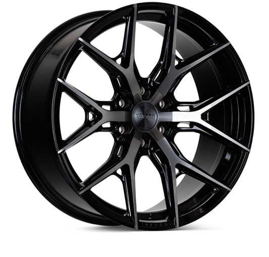 Vossen HF6-4 22x10 / 6x139.7 / ET-18 / Super Deep Face / 106.1 - Tinted Gloss Black