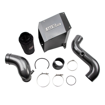 Wehrli 04.5-05 GM LLY 6.6L Duramax 4in Intake Kit with Air Box Stage 2 - Fluorescent Orange