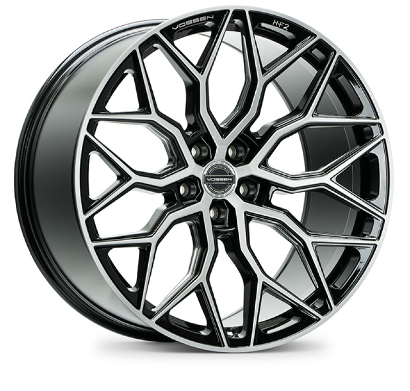 Vossen HF-2 20x10.5 / 5x114.3 / ET45 / Deep Face / 73.1 - Brushed Gloss Black