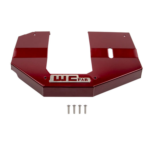 Wehrli 13-22 Dodge Cummins 6.7L Fabricated Aluminum Engine Cover - WCFab Red