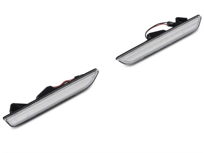 Raxiom10-14 Ford Mustang Axial Series LED Side and Quarter Marker Lights- Clear