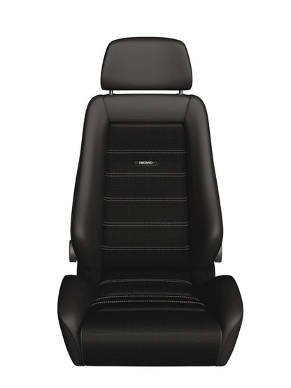 Recaro Classic LX Seat - Black Leather/Classic Corduroy