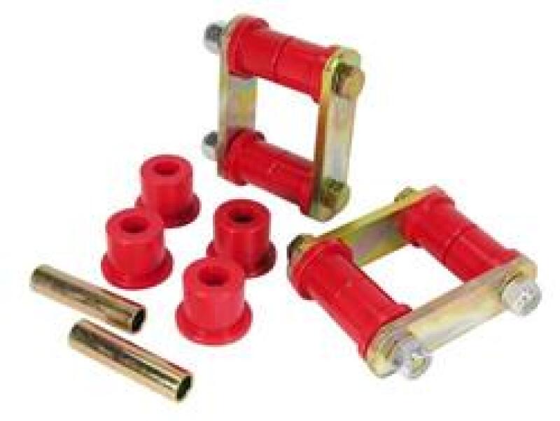 Prothane Range Rover Spring & Shackle Bushings - Red