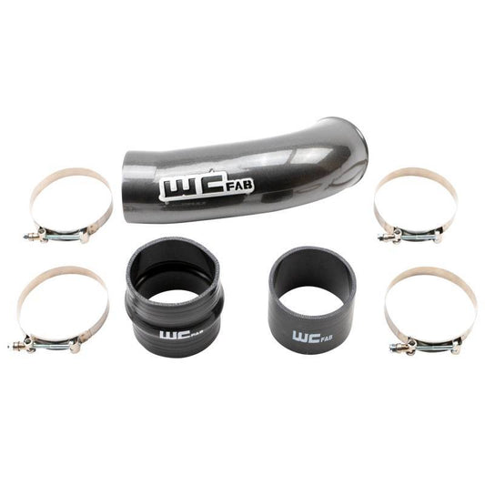 Wehrli 2020+ Chevrolet 6.6L L5P Duramax 4in Intake Pipe (Use w/OEM Air Box) - Bengal Silver