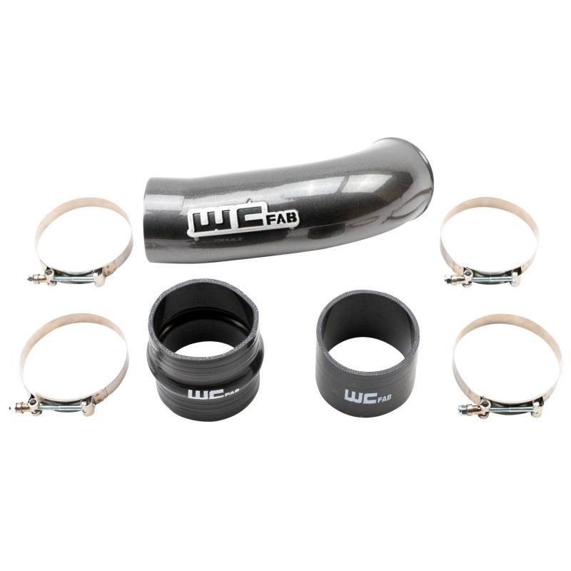 Wehrli 2020+ Chevrolet 6.6L L5P Duramax 4in Intake Pipe (Use w/OEM Air Box) - Fine Texture Black