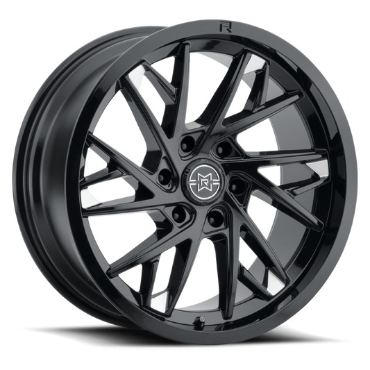 Method Raised MR801 22x12 / 8x170 BP / -40mm Offset / 125mm Bore - Gloss Black Milled Wheel