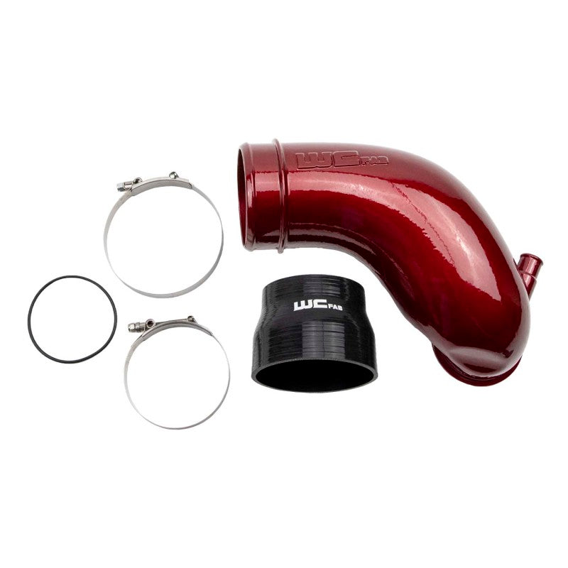 Wehrli 06-10 Chevrolet 6.6L LBZ/LMM Duramax 3.5in Intake Horn - WCFab Red