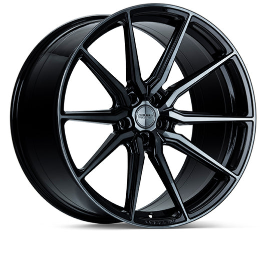 Vossen HF-3 22x10.5 / 5x112 / ET30 / Deep Face / 66.5 - Double Tinted - Gloss Black