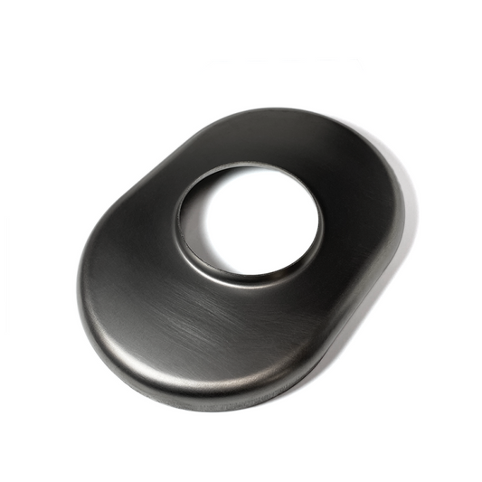 Ticon Industries 2.5in Titanium Oval Muffler End Cap - 6in x 9in Body