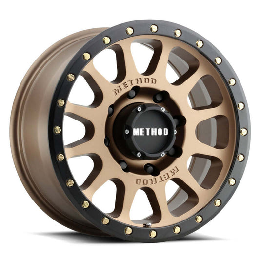 Method MR305 NV 17x8.5 25mm Offset 6x5.5 108mm CB Method Bronze/Black Street Loc Wheel