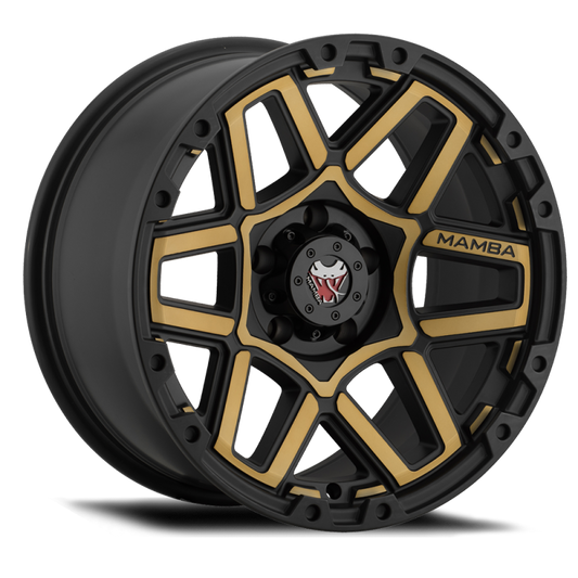 Mamba M23 20x9 6x139.7 ET12 Matte Black w/ Bronze Face