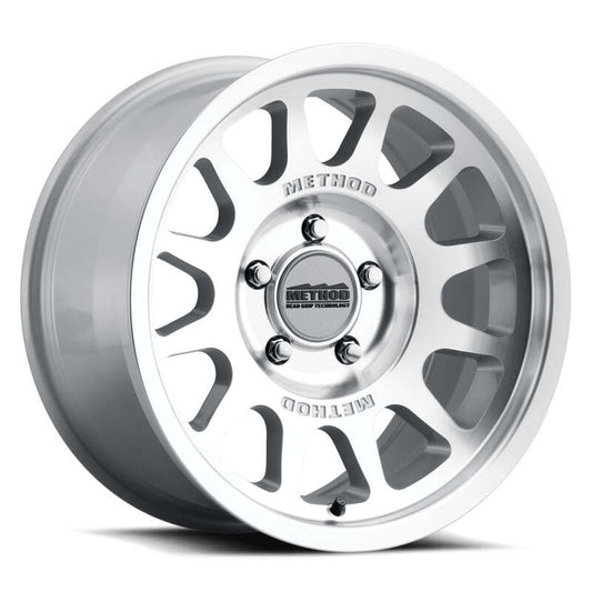 Method MR703 Bead Grip 17x8.5 0mm Offset 8x170 130.81mm CB Machined/Clear Coat Wheel