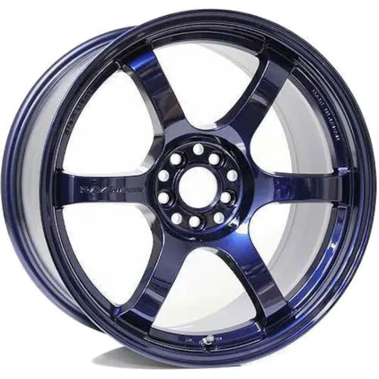 Gram Lights 57DR 19x9.5 +25 5-112 Eternal Blue Pearl Wheel