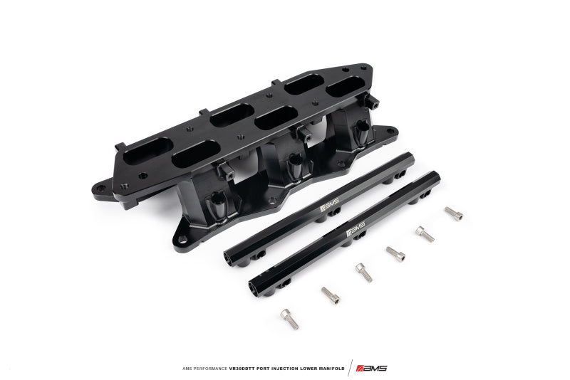 AMS Performance Infiniti Q50/Q60 Port Injection Lower Manifold - Gunmetal