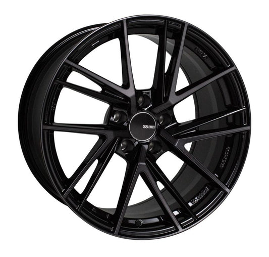 Enkei TD5 17x8 5x100 45mm Offset 72.6mm Bore Pearl Black Wheel