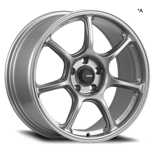 Konig Ultragram 18x8.5 5x108 ET42 Titanium Metallic (Knurled Bead)