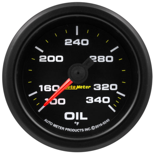 Autometer Extreme Environment 2-1/16in 340 Deg Oil Temp Gauge Stepper Motor w/Peak & Warn