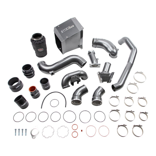 Wehrli 06-07 Chevrolet 6.6L Duramax LBZ Stage 2 High Flow Bundle Kit - WCFab Grey