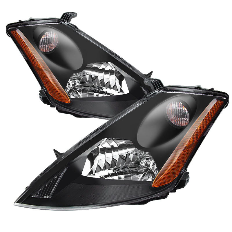 Xtune Nissan Murano 03-07 (Not Hid Model) Crystal Headlights Black HD-JH-NMU03-AM-BK