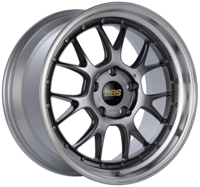 BBS LM-R 20x10.5 5x120 ET35 CB82 Diamond Black Center Diamond Cut Lip Wheel