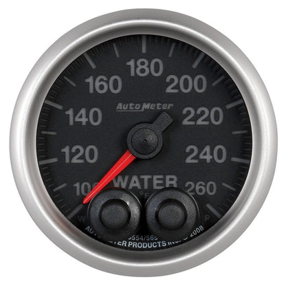 Autometer Elite Nascar 2-1/16in 100-260 Deg. F Water Temp. w/ Peak and Warn Gauge w/ Pro-Control