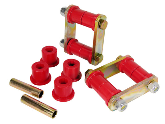 Prothane 70-74 AMC AMX/Javelin HD Spring & Shackles Bushings - Red