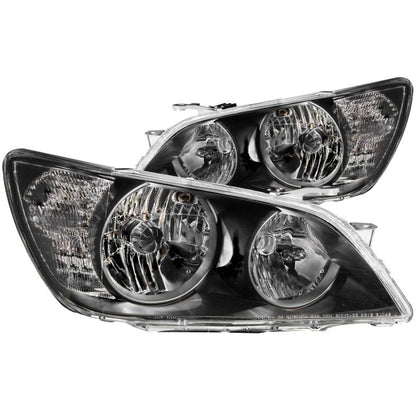 ANZO 2001-2005 Lexus Is300 Crystal Headlights Black