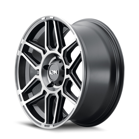 ION Type 146 20x9 / 6x139.7 BP / 0mm Offset / 106mm Hub Matte Black W/Machined Dart Tint Wheel