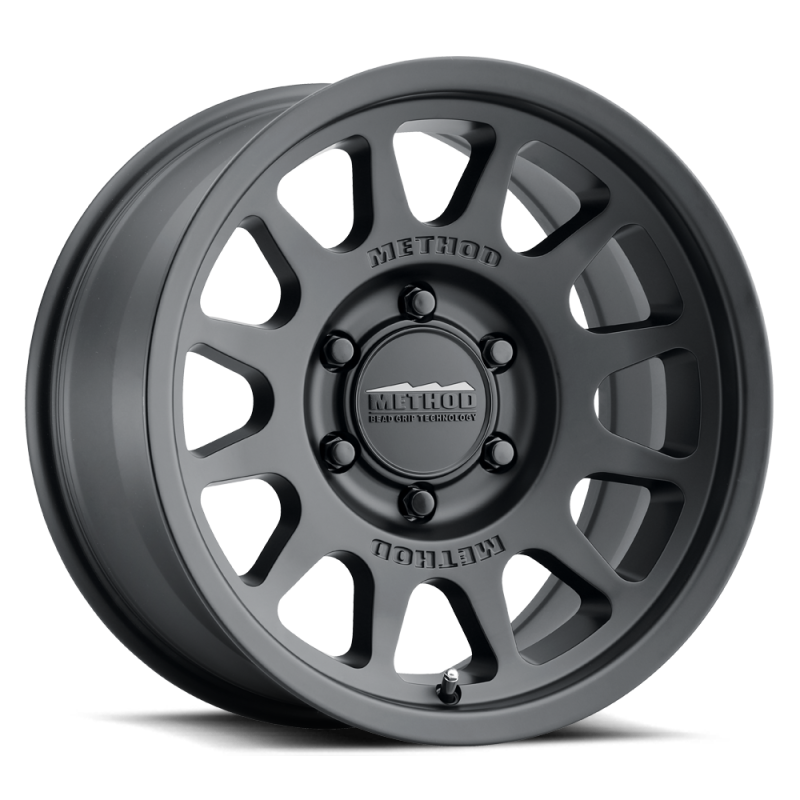 Method MR703 17x8.5 0mm Offset 6x135 87mm CB Matte Black Wheel