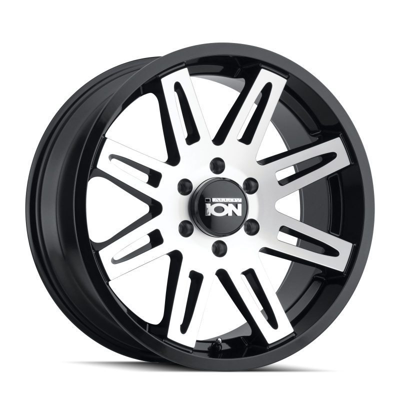 ION Type 142 20x9 / 8x165.1 BP / 0mm Offset / 130.8mm Hub Black/Machined Wheel