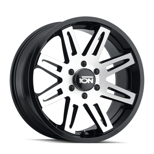 ION Type 142 20x9 / 8x165.1 BP / 0mm Offset / 130.8mm Hub Black/Machined Wheel