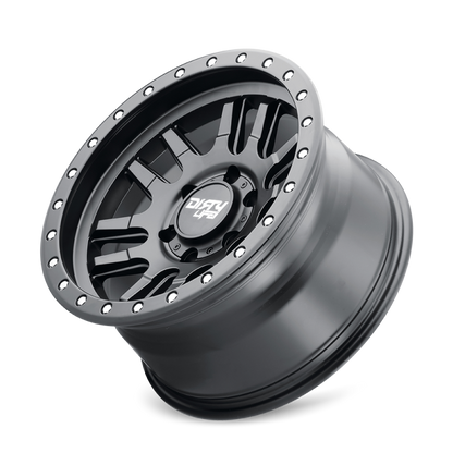 Dirty Life 9309 Canyon Pro 17x9/6x135 BP/0mm Offset/87.1mm Hub Matte Black Wheel - Beadlock