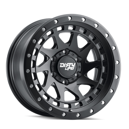 Dirty Life 9311 Enigma Pro 17x9/5x139.7 BP/-38mm Offset/108.1mm Hub Matte Blk Wheel w/Simu. Ring