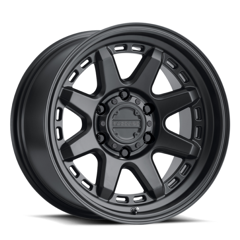 Raceline 947B Scout 20x10in / 5x127 BP / -19mm Offset / 78.1mm Bore - Satin Black Wheel