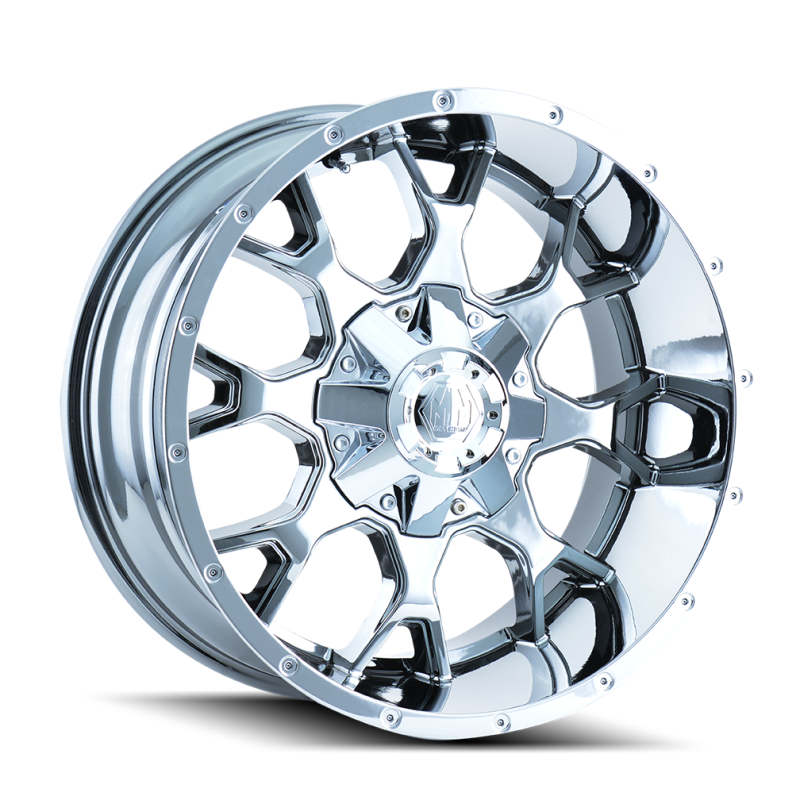 Mayhem 8015 Warrior 20x9 / 6x135 BP / 18mm Offset / 106mm Hub Chrome Wheel