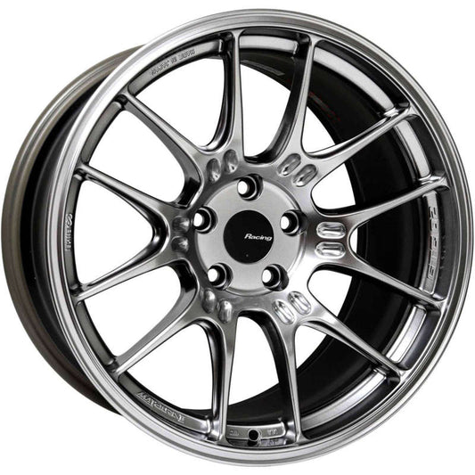 Enkei GTC02 19x8.5 5x120 27mm Offset 75mm Bore Hyper Silver Wheel