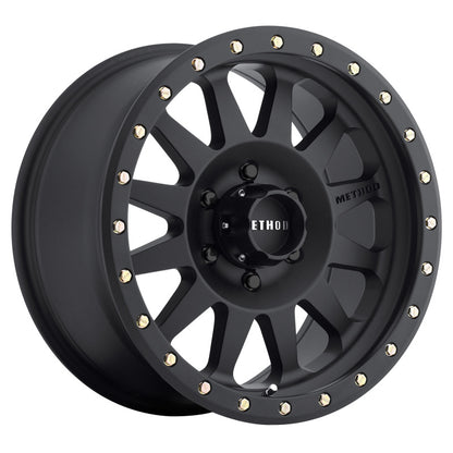 Method MR304 Double Standard 20x10 -18mm Offset 6x5.5 108mm CB Matte Black Wheel