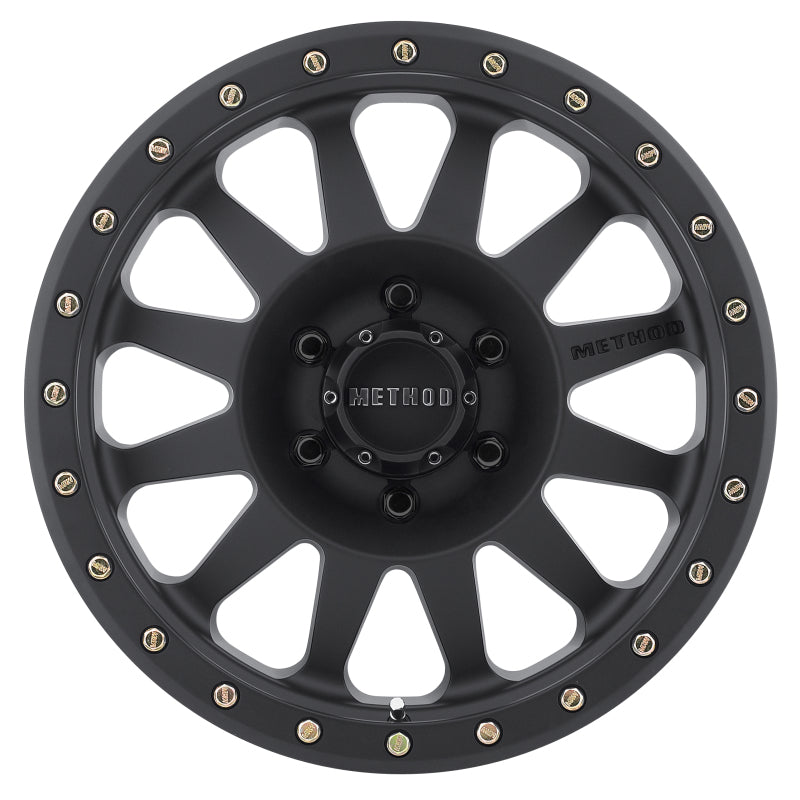 Method MR304 Double Standard 20x10 -18mm Offset 6x135 94mm CB Matte Black Wheel