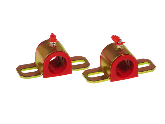 Prothane Universal Greasable Sway Bar Bushings - 1in - Type A Bracket - Red