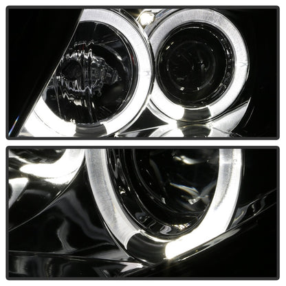 Spyder BMW Z4 03-08 Projector Headlights Halogen Model Only - LED Halo Chrome PRO-YD-BMWZ403-HL-C