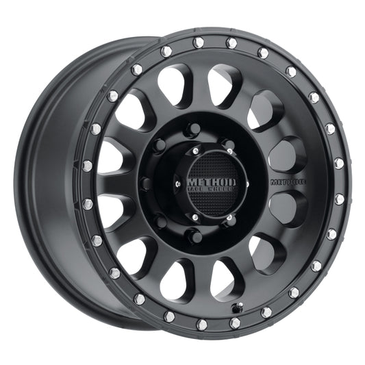 Method MR315 17x8.5 0mm Offset 8x170 130.81mm CB Matte Black Wheel