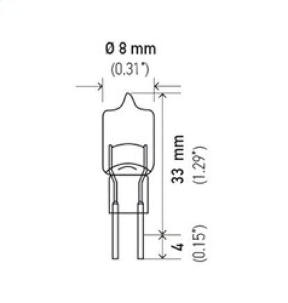 Hella Bulb 12V 20W G4 T3